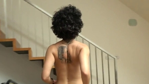 Busty cock sucking gangbang in HD