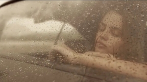 Petite girl pussy eating in car