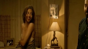 Tongue kissing large boobs Hindi in HD