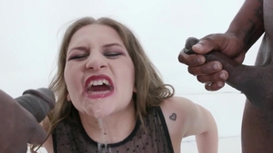 Ebony interracial fuck HD