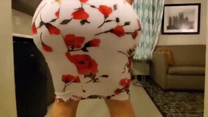 Hard slamming escorted by big butt latina mature