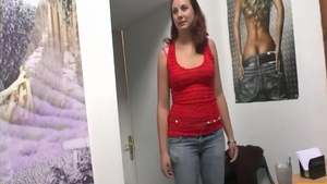 Young french babe got nailed at the castings