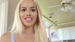 POV sex scene escorted by large boobs supermodel