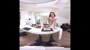 Perfect teen chick Vanna Bardot rough face fucking in public