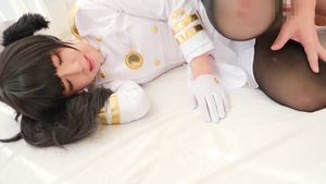 Perfect teen wearing gloves rough face fucking