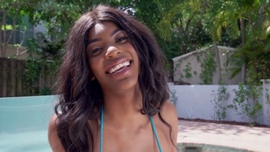 Ebony Jordy Love gets a good fucking