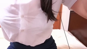 Nice large tits japanese amateur ass pounding