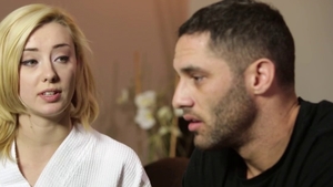 Rough hard pounding alongside young Haley Reed