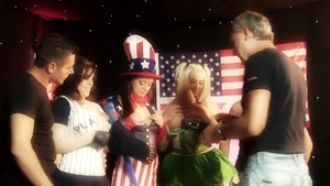 Group sex stunning american