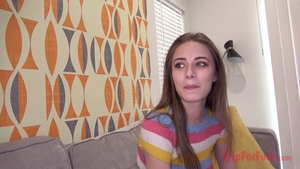 Real fucking in company with very small tits teen chick