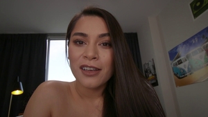 Pretty very sensual brunette hardcore pussy fucking in HD