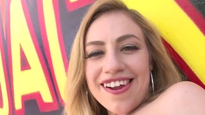 Hard ramming escorted by lewd blonde haired