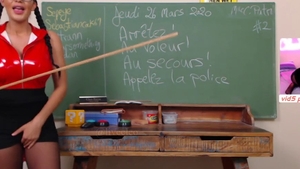 Sloppy fucking busty amateur in glasses live on webcam