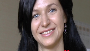 Hard sex escorted by skinny brunette Lina Arian