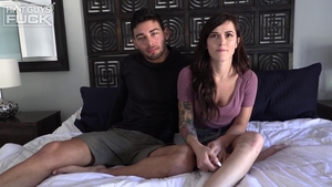 Raw hard slamming escorted by beautiful brunette