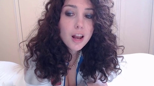 Perfect body petite brunette ass fucking on webcam in HD