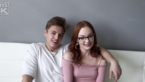 Handsome redhead Kera Lexus rough face fucking deepthroat HD