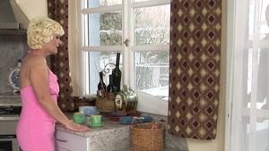 Hardcore sex in company with hairy granny