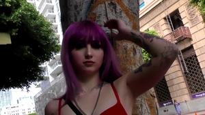 Inked Val Steele & Val Steel dick sucking