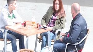 Young spanish teen chick homemade cumshot