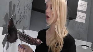 Blowjob cum petite ebony Lily Rader