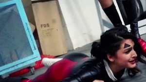 Perfect mature hard humiliation at the party