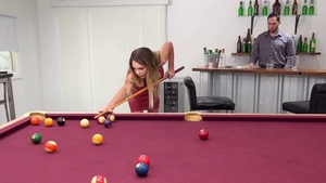 Throat fuck in the pool in HD