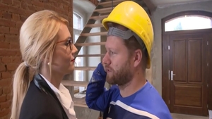 Slamming hard in the company of hot babe