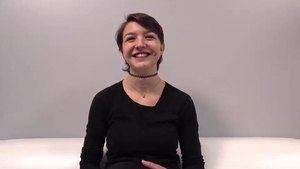 Turkish brunette blowjobs at casting