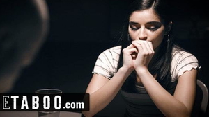 Small tits coed american Emily Willis closeup sucking cock