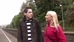 Gina Blonde cum in mouth