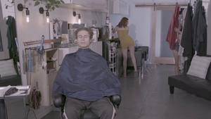 Brunette Violet Myers beside Annabel Redd threesome