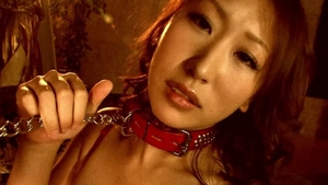 Brown hair asian babe masturbation in HD