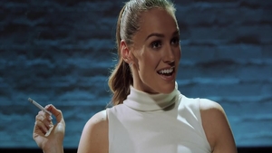 Brunette Tori Black reverse cowgirl