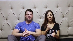 Loud sex accompanied by super hot brunette