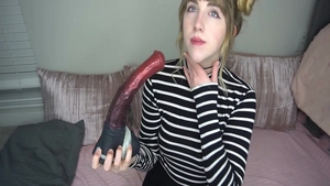 Solo amateur playing with toys