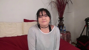 Threesome with huge babe