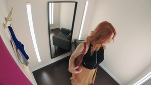 Brunette Red Fox lusts ramming hard in tiny thongs in HD