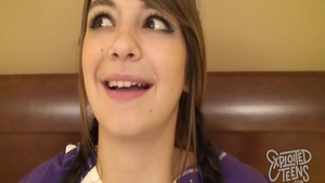 Hard ramming accompanied by very cute brunette