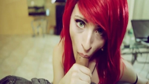 Small boobs redhead missionary