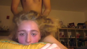 Blonde hair homemade creampie