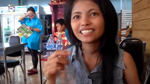 Slamming hard in the company of thai babe