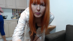 Masturbation in the kitchen in HD