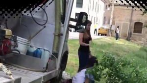 Pissing in the street