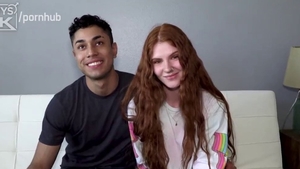 Latino redhead receives plowing hard HD