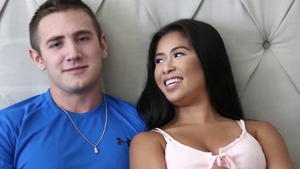 Hot asian teen chick ass pounding