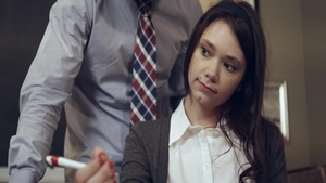 Very small tits college girl Rhaya Shyne loves sucking dick