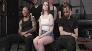 Hardcore nailing starring shaved babe Gwen Vicious