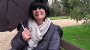 Pussy fucking escorted by saggy tits mature