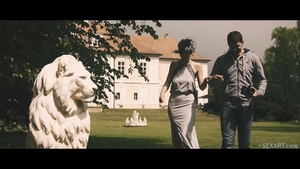 Amateur Emylia Argan feels up to hard sex in a dress in HD